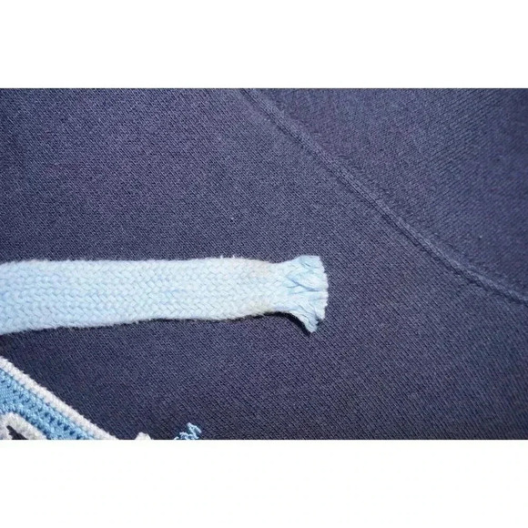 Vtg. E5 M Hoodie Sweatshirt North Carolina Tar Heels Medium Gray UniseX - Picture 7 of 16